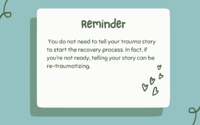 Are you afraid to tell your trauma story?